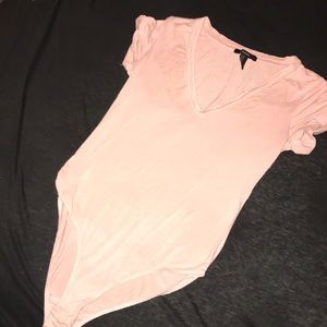 pink forever 21 bodysuit